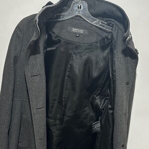 Kenneth Cole Reaction woman’s Dark Gray Trench Coat with Hood